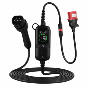 Rheidon PC200 Pro elektromos autó állítható hordozható töltő – (3x16A) 11 kW – 7,5m Type2 kábellel