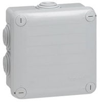 Legrand Szerelődoboz falonkívüli műanyag 116mmx 116mmx 54mm szürke 25mm2-vezetőhöz (max.) Plexo